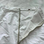Free Press Free People White Denim Skirt  Size 6 Photo 4