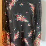 CAbi  Sheer‎ Blooming Blouse Size M Photo 0