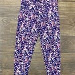 Aerie Offline- Floral Crossover Cut Out Pink High Rise Leggings Size XL Photo 5