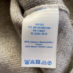 Boden Cotton Wool Thick Crewneck Sweater with Button Cuffs Gray Photo 6