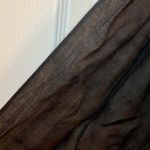 Indian Black Tasseled Scarf Unisex Womens One Size Fits All Photo 4