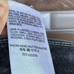 Mother 24 high waisted looker ankle fray huntress jeans gray 25 Gray Photo 15