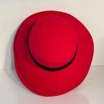 Bollman Hat Company Hot Pink 100% Wool Felt Fedora Hat Wide Brim Photo 7
