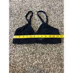 Soma  Triangle Lace Trim Black Bralette Womens Sz Large Photo 7