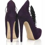 Brian Atwood BIAN ATWOOD PURPLE SUEDE BOOTIES (MADE IN ITALY) SIZE 10 Photo 6