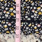 Rails Filomena Lace Inset Top Size XS Black Floral Pleated Flutter Cap Sleeve Photo 8