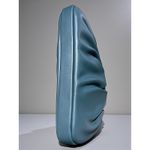 A New Day Ruched Shoulder Bag Teal Gold Chain Evening Clutch Wristlet Photo 5