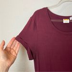 C&C California  Women's Burgundy Casual Tshirt Dress Size XL Photo 3