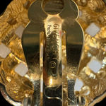 Givenchy  Elegant Gold Textured Earrings Photo 1