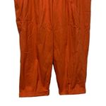 Rebecca Malone  Pull-On Capri Pants Womans Plus 1X Burnt Orche Breath 100% Cotton Photo 1