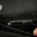 Karl Lagerfeld  Black Velvet Rose Pattern Shoulder Bag Photo 11