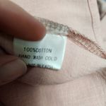 Wonderland by Orange  pink cotton 60s style blouse size medium Photo 8