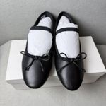 Quince  Italian Leather Mary-Jane Ballet Flat Black Shoes Women's US 8 Photo 2