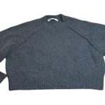 ZARA  Crewneck Textured Knit Cropped Sweater Size Small Cozy Preppy Minimalist Photo 0