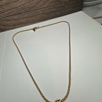 Talbots Clear Rhinestone Two Tone Pendant Gold Tone Chain Necklace Signed Photo 10