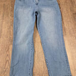 Chico's Perfect Stretch Girlfriend Floral Print Cuffed Slim Leg Jeans 1.5 - 10 Photo 0