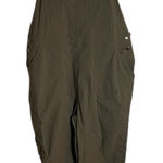 Duluth Trading Co Olive Green Nylon Overalls Size L X 31 work wear utility retro Photo 0