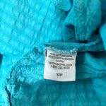 Vermont Country Store Textured Popover Half Sleeve Tunic Blue Top Size S Photo 7