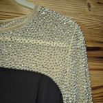 XScape Caviar Crystal Embellished Jersey Gown Dress Photo 7