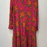 Scoop Women’s Long Sleeve Midi Dress with Ruffle Hem size small Photo 6