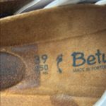 Betula by Birkenstock Vinja White Patent Crisscross Sandals Size 8 Photo 3