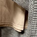 Sundance Silver Grey Long Sleeve Knit Midi Dress Size Large Photo 5