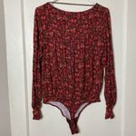 Free People NWT!  Kaya Printed Floral Bodysuit Photo 9