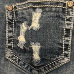 GRACE IN LA   Women's Jean Shorts with Colorful Patchwork Size 27 Photo 6