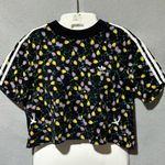 Adidas  Tulip Print Cropped T-Shirt size Medium Photo 9
