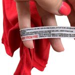 Free People  Ribbed Red Racerback Tank Top Photo 4