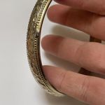 Whiting & Davis Vintage  Bangle Bracelet Flower Design Photo 10