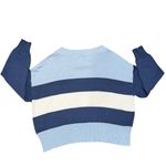 Lucky Brand NEW Blue Stripe Relaxed Fit Cable Knit Sweater Women’s Plus size XXL Photo 4