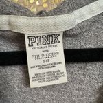 PINK - Victoria's Secret  Oakland A's Gray Green Sequin Hoodie Sweater Small Photo 6