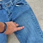 Levi's Vintage Y2K low rise bareback stretch button kick pleat hem Photo 9