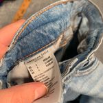 American Eagle  Outfitters Light Blue super high rise Straight Leg Jeans Photo 5