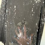 DKNY Black Sequin Women's elegant cape blazer Photo 7