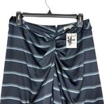 Vince . $395 NWT Rugby Stripe Gathered Satin Skirt 4 S Photo 3