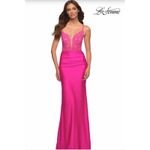 La Femme  Mermaid‎ Dress 30606 Size 4 Photo 2