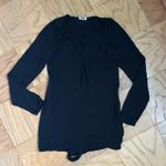 PINK - Victoria's Secret Victoria secret pink heart eyelet black romper Photo 0