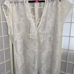 Lilly Pulitzer Luxury Minimalist Swim Bathing Suit Cover Up White Crochet S Photo 0