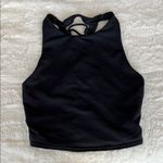 Alo Yoga All Yoga High Neck Lace Up Back Sports Bra Small Workout Photo 1