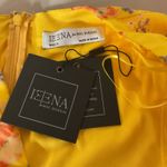 Mac Duggal Floral Chiffon Dress with Deep V-Neck Ruffle Tiered Skirt Size 8 NWT Photo 7