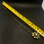 Sorrelli Jewelry Stunning Sorrelli Signed Yellow Crystal Flower Brass Statement Necklace Choker Photo 5