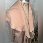 Haven Well Within Soft Pink Wool Blend Drape Open Front Cardigan/Wrap Size M Photo 3