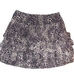 INC  leopard print tiered ruffle skirt Photo 1