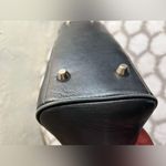 Coach Chic Black Leather Handbag, newer bag, gently used, great condition Photo 14