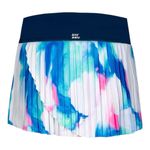 Bidi Badu Sz XS White Blue Pink Watercolor Inaya Plisse Tech Tennis Skirt Skort Photo 2