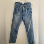 Moschino Italy vintage y2k 90 Light denim Blue high rise Straight Leg Jeans 29 Photo 3