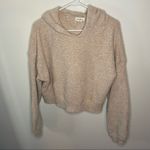 Kaisely Fuzzy cropped oversized hooded sweater - XS  Photo 0