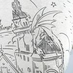 Taylor Swift Speak Now Babydoll Tee Kingdom Lights Castle Dragons Cream Size XS Photo 5